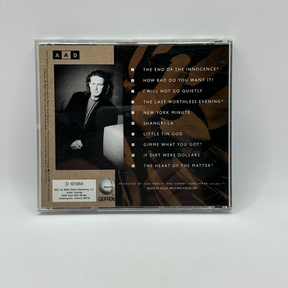 Don Henley The End Of The Innocence CD Geffen Records - Picture 2 of 4